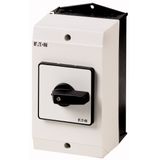 On-Off switch, +housing, 3p+N, 63A