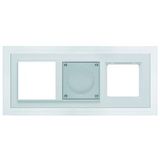 LED-lichtframe, 3voudig, wit licht,deep zwart