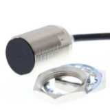 Proximity sensor, inductive, nickel-brass, short body, M30, shielded,