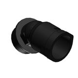 ALAD-M202 CONDUIT FTNG 45D M20 NW12 IP66 BLK