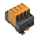 Surge voltage arrester  (power supply systems), Surge protection, with