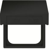 2518-WD-885 Cover Frame future®, Busch-axcent®, carat® black matt