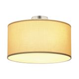 SOPRANA CL-1 ceiling lamp, E27 max 60W, round, beiges Textil