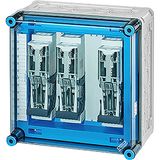 Mi load separator box IP65, 3x125A NH000 3p op Rail 250A 5 pin, 300x300