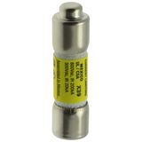 Fuse-link, LV, 0.5 A, AC 600 V, 10 x 38 mm, CC, UL, time-delay, rejection-type