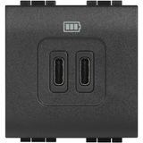 LL - USB CHARGER TYPE CANTHRACITE