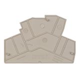 Partition plate (terminal), End and intermediate plate, 77.81 mm x 52.