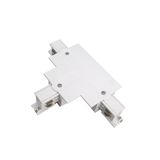 SPS Recessed connector T2 right, white  SPECTRUM