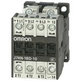 Contactor, 3-pole, 18 A/7.5 kW AC3 (32 A AC1) + 1M auxiliary, 24 VAC