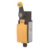 Position switch, Rotary lever, Complete device, 1 N/O, 1 NC, Cage Clamp, Yellow, Insulated material, -25 - +70 °C, with M12 connector, EN 50047 Form A