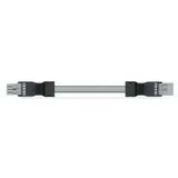 pre-assembled interconnecting cable Eca Socket/plug gray