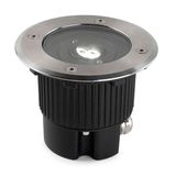 Recessed uplighting IP65-IP67 Gea Power LED Round  ø130mm LED 6W 4000K AISI 316 stainless steel 460lm