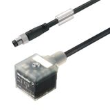 Valve cable (assembled), Straight plug - valve plug, Design A (18 mm),