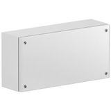 Metal industrial box plain door H150xW150xD120 IP66 IK10 RAL 7035