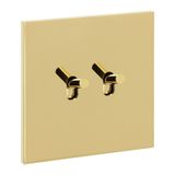 Art d'Arnould universe Epure two-way switch or light switch - mirror gold