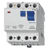 Residual current circuit breaker 63A, 4-p, 30mA,type A,6kA