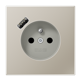 Socket fren/belg with USB type A ES1520F-18A