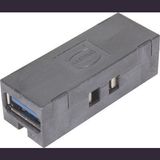 USB 3.0 HIFF Bulkhead coupler type A-A