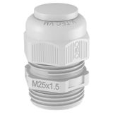 V-TEC VM25VS LGR Cable gland pre-assembled seal plug M25