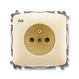 5589A-A02357 C Socket outlet with earthing pin, shuttered, with surge protection