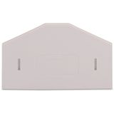 Separator plate 2.5 mm thick oversized light gray