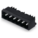 THR male header 1.2 x 1.2 mm solder pin angled black