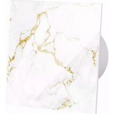 Universal, glass panel white gold marble