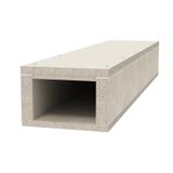 BSK 091016  Fire protection channel I90/E30, 105x160, gray Lightweight concrete with glass fibers