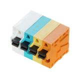 PCB terminal, 5.08 mm, Number of poles: 4, Conductor outlet direction: