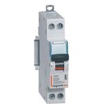 Phase+Neutral circuit breaker DNX³4500 6kA inlet and outlet screw terminal - 1P+N 230V~ 25A curve D - 1 module