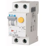 RCD/MCB combination, 16 A, 300 mA, MCB trip characteristic: C, 1p+N, RCD trip characteristic: A