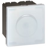 Self-contained pilot light Mosaic - with high power blue LED - 2 modules - white