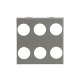 N2221.6 CV Cover plate for Switch/push button Central cover plate Champagne - Zenit