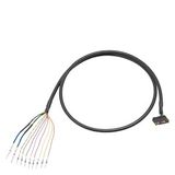 Round cable 16-pin assembled, unshielded 16-pin, 1 m