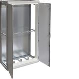 Modular stand-alone distrib. IP41 1100x2000x600 120° RAL7035 rear wall