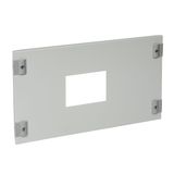 Metal faceplate XL³ 400 - for 1 DPX 250 - Height 300 mm for 1 DPX 630