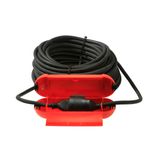 Safety box red, for indoor and outdoor use