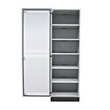 Battery cabinet empty w=600 h=1900 d=450mm w.socket 6 floors