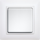 Wireless 2- or 4-way pushbutton 45x45mm Belgium, w/o frame, niko cream, without battery and wire