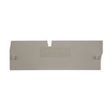 Partition plate (terminal), End and intermediate plate, 85.35 mm x 27 