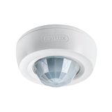 Presence detector for ceiling mounting, 360ø, 24m, IP40