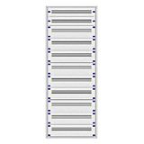 Distribution board insert KVN 40mm, 3-42K, 11-rows