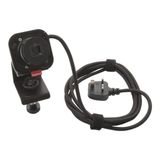 Incara Electr'On equipped with 1 15W USB A+C charger socket, a 2.5m woven cord with BS plug and fixing accessory - black