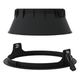 Comfort Dual Output Reflector and Trim Black