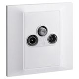 Belanko S TV-R-SAT socket white