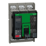 Circuit breaker, ComPacT NS1250N, 50kA at 415VAC, 3P, fixed, manually operated, MicroLogic 2.0E control unit, 1250A