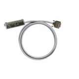 PLC-wire, Analogue signals, 15-pole, Cable LiYCY, 1 m, 0.25 mm²