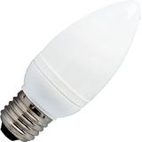 E27 CFL Candle 41x113 230V 300Lm 7W 2700K 10Khrs