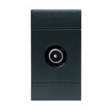 TV OUTLET MALE ATTEN.10DB ANTHRACITE