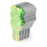 1-conductor female connector Push-in CAGE CLAMP® 1.5 mm² green-yellow/